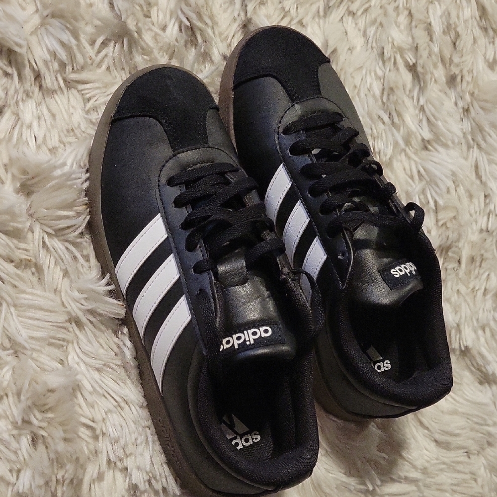 Adidas Classic Black and White Trainers